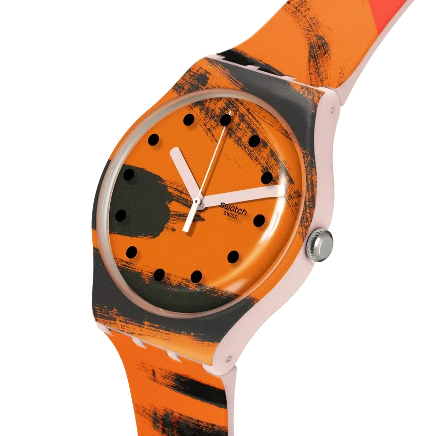 Barns-Grahams Orange and Red on Pink