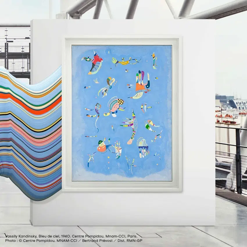 ”Blue Sky”, av Vassily Kandinsky