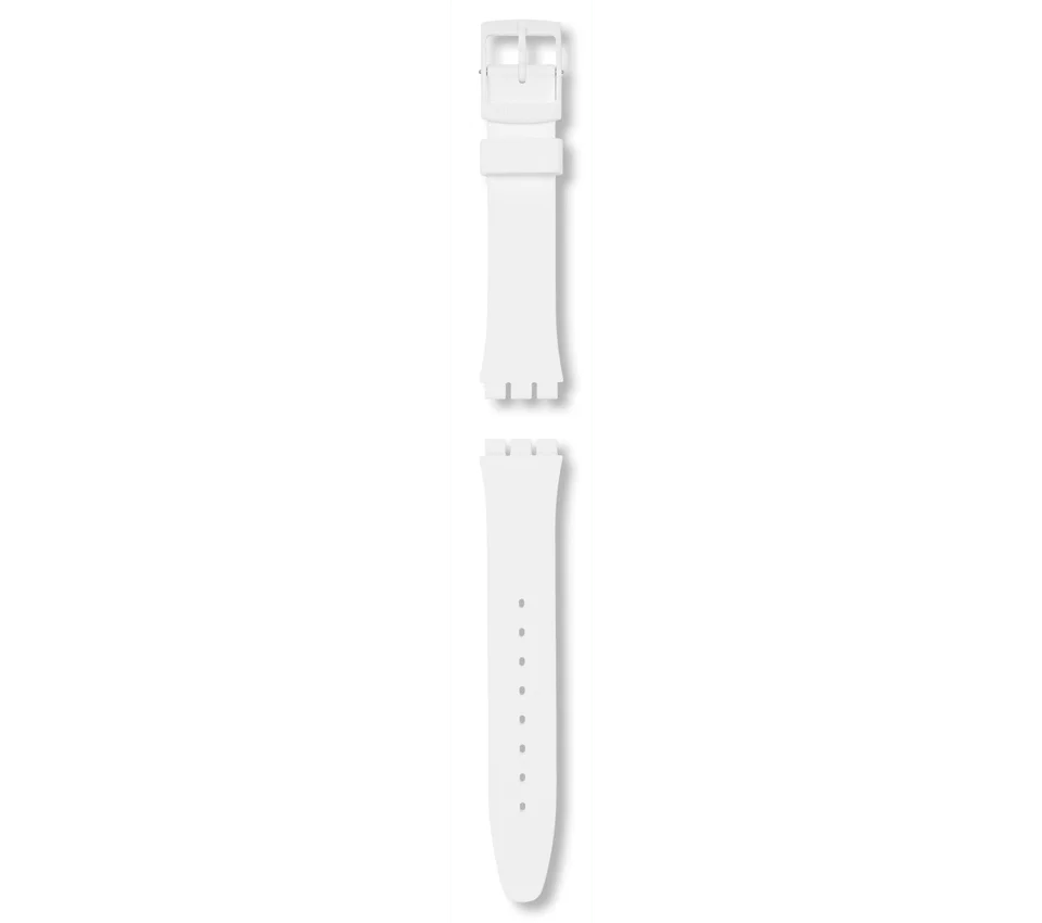 Gent White Matt silikonrem