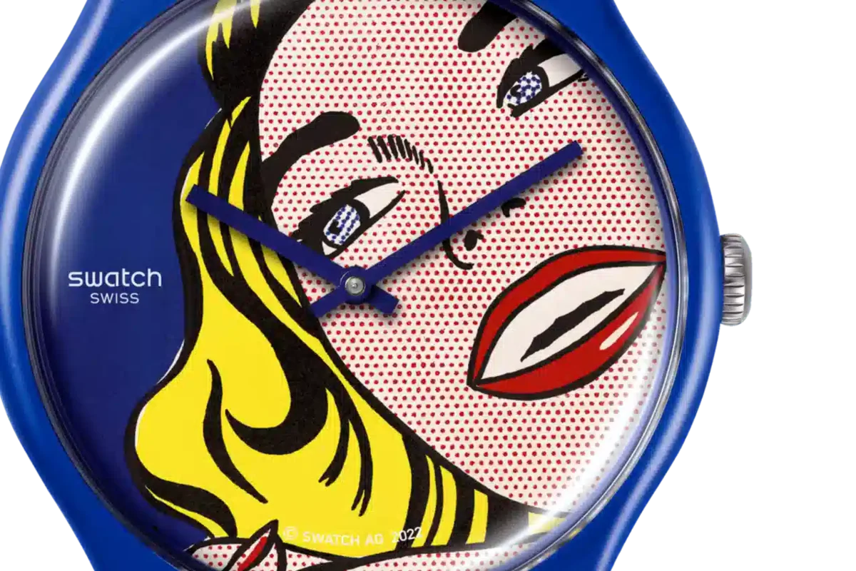 Girl av Roy Lichtenstein, klockan