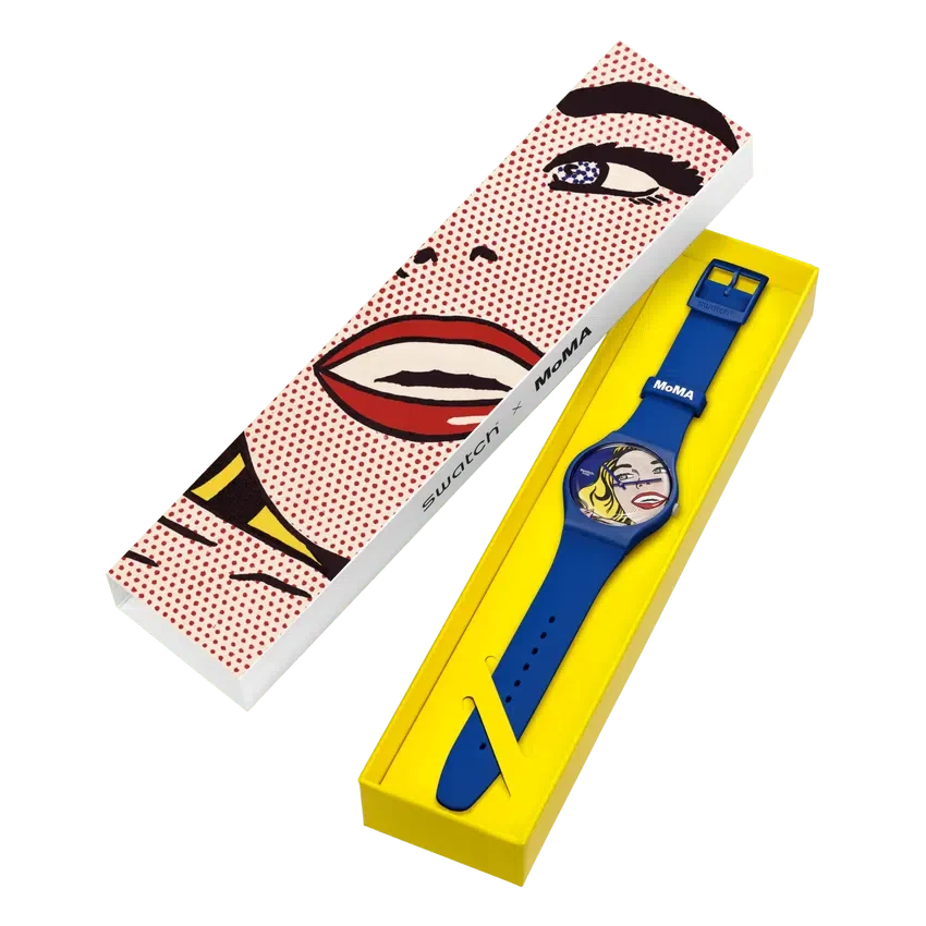 Girl av Roy Lichtenstein, klockan