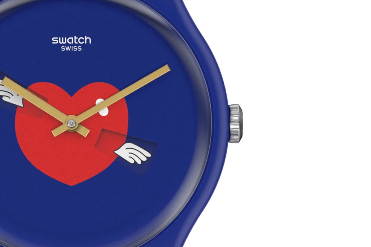 Heart in Blue från Swatch