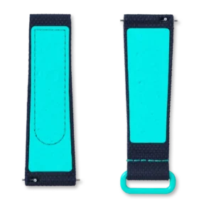 MoonSwatch mörkblå/turkos gummiband