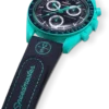 MoonSwatch mörkblå/turkos gummiband