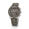 MoonSwatch mörkbrunt/sandfärgat gummiband