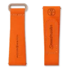 MoonSwatch orange/sandfärgat gummiband
