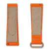 MoonSwatch orange/sandfärgat gummiband