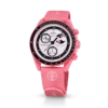 MoonSwatch rosa/rosa gummi
