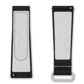 MoonSwatch svart/grått gummiband