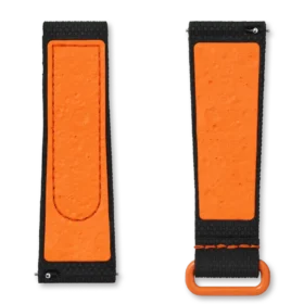 MoonSwatch svart/orange gummi