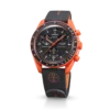 MoonSwatch svart/orange gummi