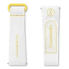 MoonSwatch vitt/gult gummiband