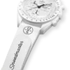 MoonSwatch vitt/vitt gummi