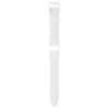New Gent vitt silikonarmband