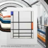 Rött, blått och vitt, av Piet Mondrian