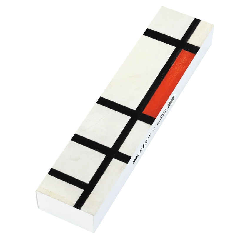 Rött, blått och vitt, av Piet Mondrian