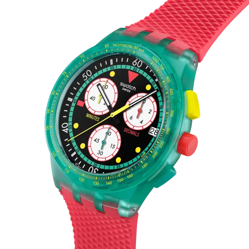 Swatch Neon Emerald Chrono