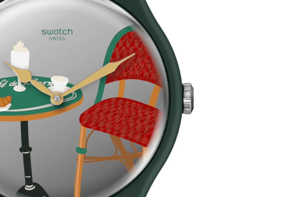 Swatch X Café De Flore för Not in Paris