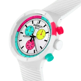 Upplev neonets renhet med Swatch