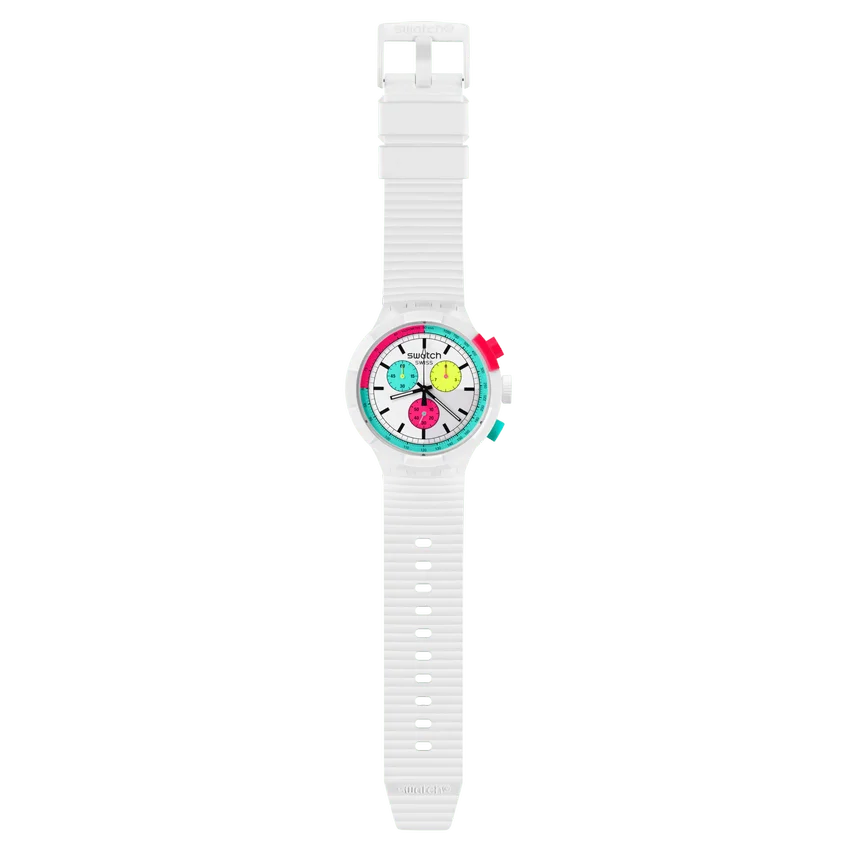 Upplev neonets renhet med Swatch